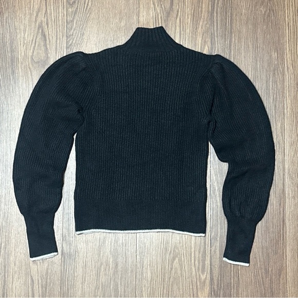 🔥🔥🔥Claudia Schiffer X FRAME 100%Cashmere Turtleneck Black Sweater Size: Medium🔥🔥 - Picture 3 of 8